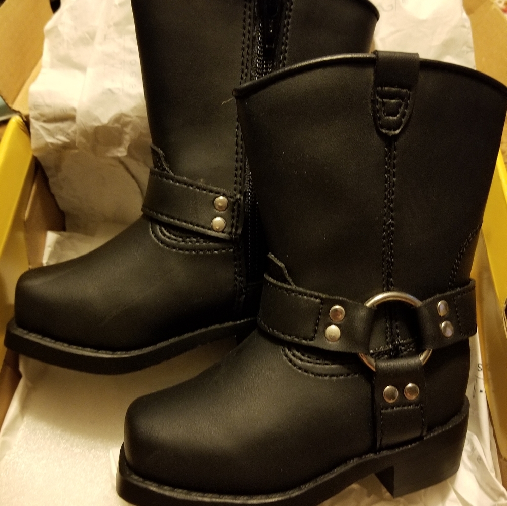 Toddler Biker Boots
